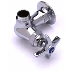 image of T&S Brass B-0210-LN Sink Faucet, Single, Wall Mounted