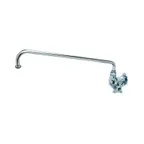 image of T&S Brass B-0212 Sink Faucet, Single with 6" Swing Nozzle, Wall Mounted