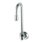 image of T&S Brass B-0529-01 Spout, Swivel Gooseneck, Wall Mounted, 3/8" Ips Female Inlet