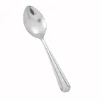 image of Winco 0001-09 Demitasse Spoon, 4-5/8" 18/0 Stainless Steel, Vibro Finish, Dominion - 1 Dozen