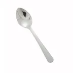 image of Winco 0002-09 Demitasse Spoon, 4-5/8" Windsor, 18/0 Stainless Steel, Vibro Finish - 1 Dozen