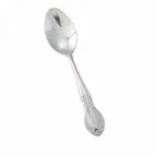 image of Winco 0004-09 Demitasse Spoon, 4-1/2" Heavy 18/0 Stainless Steel, Vibro Finish, Elegance - 1 Dozen