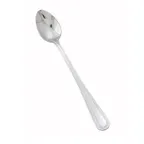 image of Winco 0005-02 Iced Tea Spoon, 7-1/8" Heavy-Weight Mirror Finish Dots, 18/0 Stainless Steel - 1 Dozen