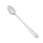 image of Winco 0031-02 Iced Tea Spoon, 7-13/16" Heavy 18/8 Stainless Steel, Peacock Mirror Finish - 1 Dozen