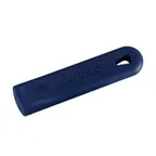 image of Winco AFP-2HX 5-1/2" Removable Silicone Sleeves for 10" and 12" Fry and Sauce Pans - Blue