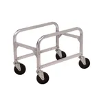 image of Winco ALBC-1 Aluminum Lug Box Cart - 16-3/4"L X 25-1/16"W X 19"H