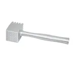 image of Winco AMT-4 2-Sided Heavy Aluminum Meat Tenderizer, 12-3/4" OAL, 4-1/4" x 2-3/4" Square Head, Manual, Aluminum Handle