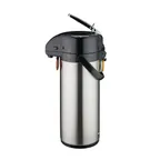 image of Winco APSK-730 3.0 Liter Stainless Steel Lined Airpot with Lever