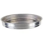 image of Winco APZK-0815 8" x 1.5" Deep Stackable Aluminum Pizza Pan, Round