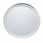 image of Winco APZT-15 15" Aluminum Pizza Tray w/ Wide Rim- Round