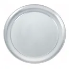 image of Winco APZT-7 7" Wide-Rim Aluminum Pizza Pan, Round