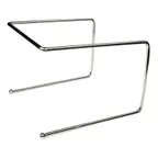 image of Winco APZT-789 Chrome Plated Steel Pizza Pan Stand, 6-1/2"H / Non-Slip Grip