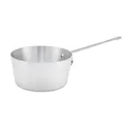 image of Winco ASP-3 3-3/4 qt. Heavyweight Tapered Aluminum Sauce Pan, Riveted Handle