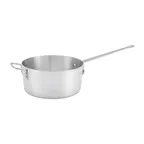 image of Winco ASP-7 7 Qt. Heavyweight Tapered Aluminum Sauce Pan with Helper Handle