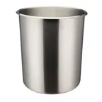image of Winco BAM-12 12 qt. Mirror Finish Stainless Steel Bain Marie Pot