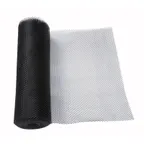 image of Winco BL-240K Bar Liner, 2' x 40' Black BPA-Free Plastic Mesh, 24" Width, 40 ft Length - 1/Roll