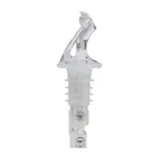 image of Winco BMP-4125C Bar Maid Liquor Pourer, 1 1/4 oz Clear Plastic, No Collar, Flip‑Top - 12/Pack
