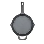 image of Winco CAST-10 10" Round Pre Seasoned Cast Iron Skillet w/ Handle