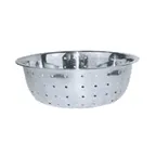 image of Winco CCOD-13L 13" Stainless Steel Chinese Colander with 5 MM Holes