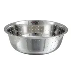 image of Winco CCOD-15L 15" Stainless Steel Chinese Colander with 5 MM Holes