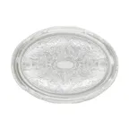 image of Winco CMT-1318 Oval Chrome Serving Tray, 18-3/4" x 13