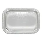 image of Winco CMT-2014 Rectangular Chrome Serving Tray, 20" X 14"