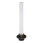 image of Winco CR-700 8" Polyethylene Bar Maid, Superb Seal Bar Drain Extension