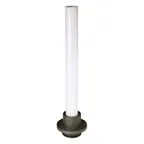 image of Winco CR-701 10" Polyethylene Bar Maid, Superb Seal Bar Drain Extension
