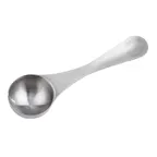 image of Winco CSP-6 6" Satin Finish 18/8 Stainless Steel Coffee Scoop