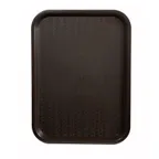 image of Winco FFT-1418B Fast Food Tray, 14" X 18", BPA Free, Polypropylene, Brown, NSF