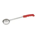 image of Winco FPP-2  2 oz. One-Piece Perforated Food Portioner, Red Handle