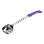 image of Winco FPP-2P 2 oz. One-Piece Perforated Food Portioner, Purple Handle, Allergen Free