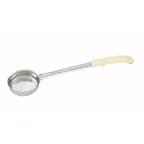 image of Winco FPS-3 3 oz. One-Piece Solid Food Portioner, Ivory Handle