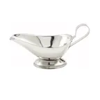 image of Winco GBS-3 3 oz. Stainless Steel Gravy Boat w/ Handle