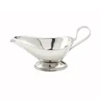 image of Winco GBS-5 5 oz. Stainless Steel Gravy Boat w/ Handle