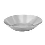 image of Winco HPR-8 8 7/8" Hammered Stainless Steel Round Display Tray, Mirror Finish 