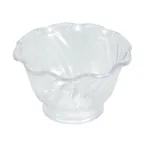 image of Winco ICC-5C Clear 5 oz Ice Cream and Berry Dish, BPA‑Free SAN Plastic, Transparent Finish - 1 Dozen