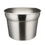 image of Winco INSN-11 Inset, 11 qt. (352 oz.), 11-1/2" X 9", Round, Stainless Steel