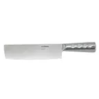 image of Winco KC-501 8" Stainless Steel Chinese Cleaver w/ Stainless Steel Handle