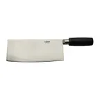 image of Winco KC-601 8" Chinese Cleaver w/ Black Handle, Stainless Steel