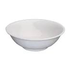 image of Winco MMB-52W 52 oz White Rimless Melamine Bowl, 8½″ Diameter, 212°F, Dishwasher Safe - 1 Dozen