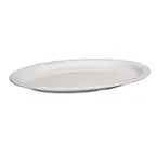 image of Winco MMPO-1510W 15½" x 10⅞" Oval White Melamine Platter, 212°F Heat‑Resist, Safe - 1 Dozen