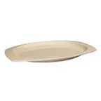 image of Winco MMPT-96 Rectangular Melamine Platter, 9.5" x 6.75" Tan, NSF Approved - 1 Dozen