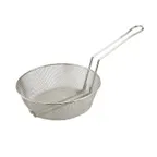 image of Winco MSB-10F 10" Round Fine Mesh Culinary Basket w/ Nickel Plated Steel
