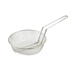 image of Winco MSB-10M 10" Round Medium Mesh Culinary Basket w/ Nickel Plated Steel