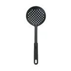 image of Winco NC-SK 4 3/4" Diameter Round x 13" Long Perforated Black Nylon Skimmer