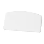 image of Winco PDS-5 Dough Scraper, 5-1/2" x 3-3/4" Plastic, White Handle & Blade, NSF - 1 Dozen
