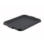 image of Winco PL-57K Black Dish Box Cover, Polypropylene