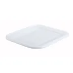 image of Winco PL-MBC White Mini Bin Cover, Polypropylene