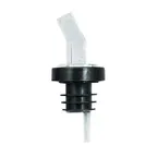 image of Winco PP-SCL Plastic Pourer with Screen, Bent Spout, Crystal Clear, Free‑Flow, No Collar - 1 Dozen